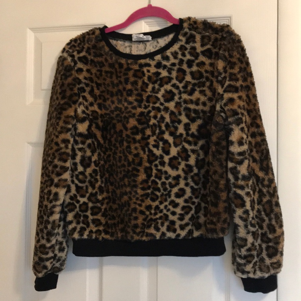 For The Republic Leopard Sweatshirt